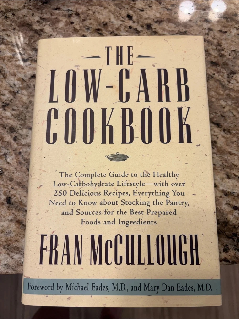 Fran McCullough The Low-Carb Cookbook - Cream Cover